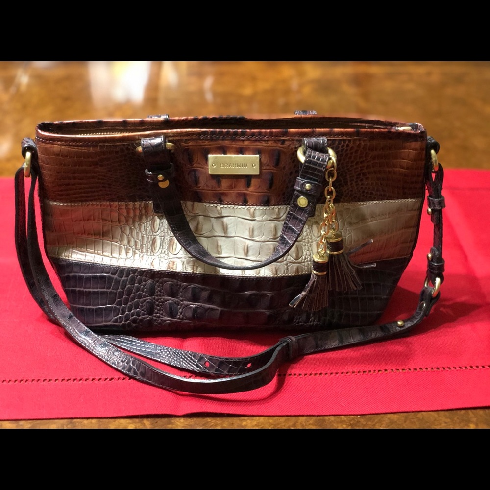 Authentic Brahmin multi color purse